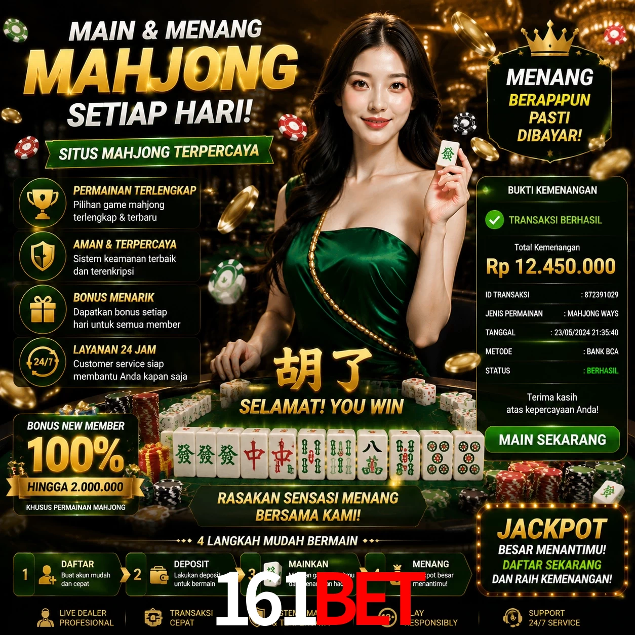 Ganhar e sacar na 161Bet